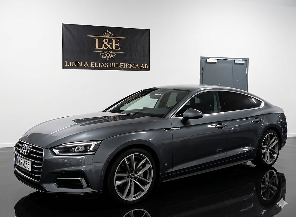 Audi A5 Sportback 2.0TDI quattro STronic D-värmare/1ÅRSGARANTI 