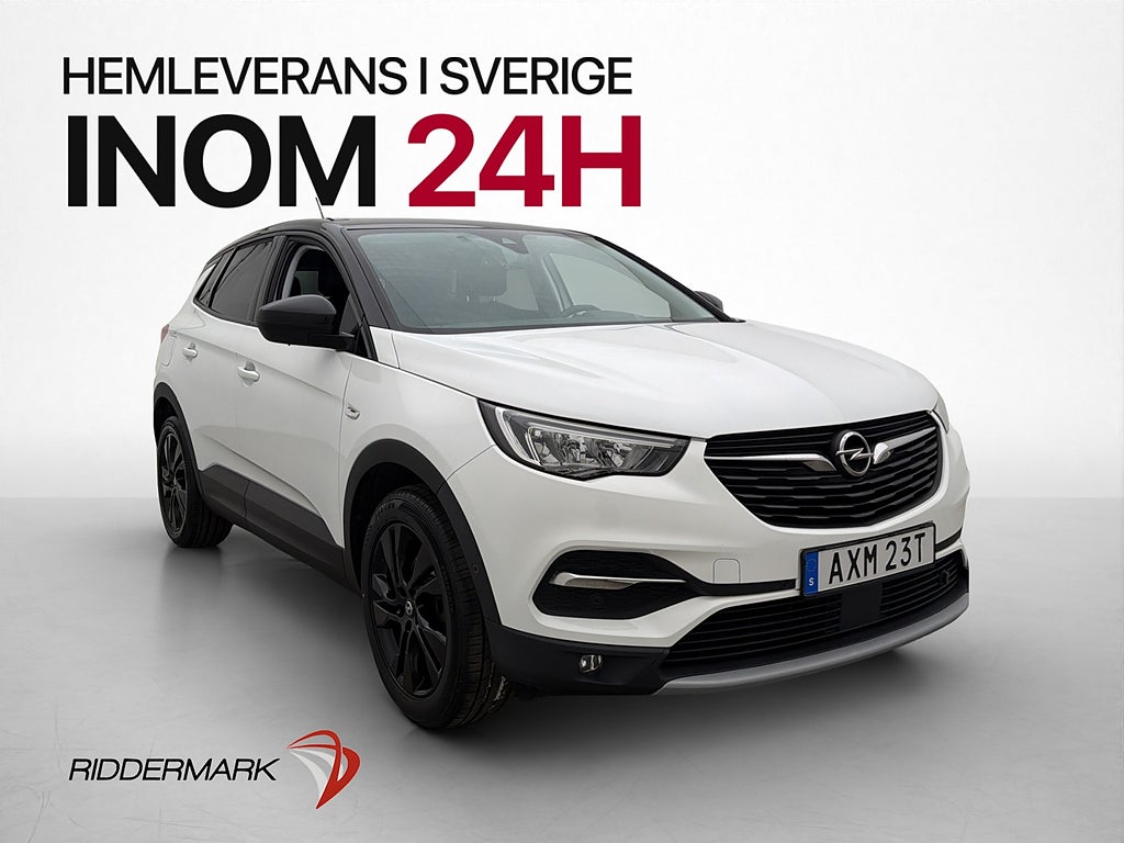 Opel Grandland X Turbo 130hk Design Line Kamera Värmare Drag