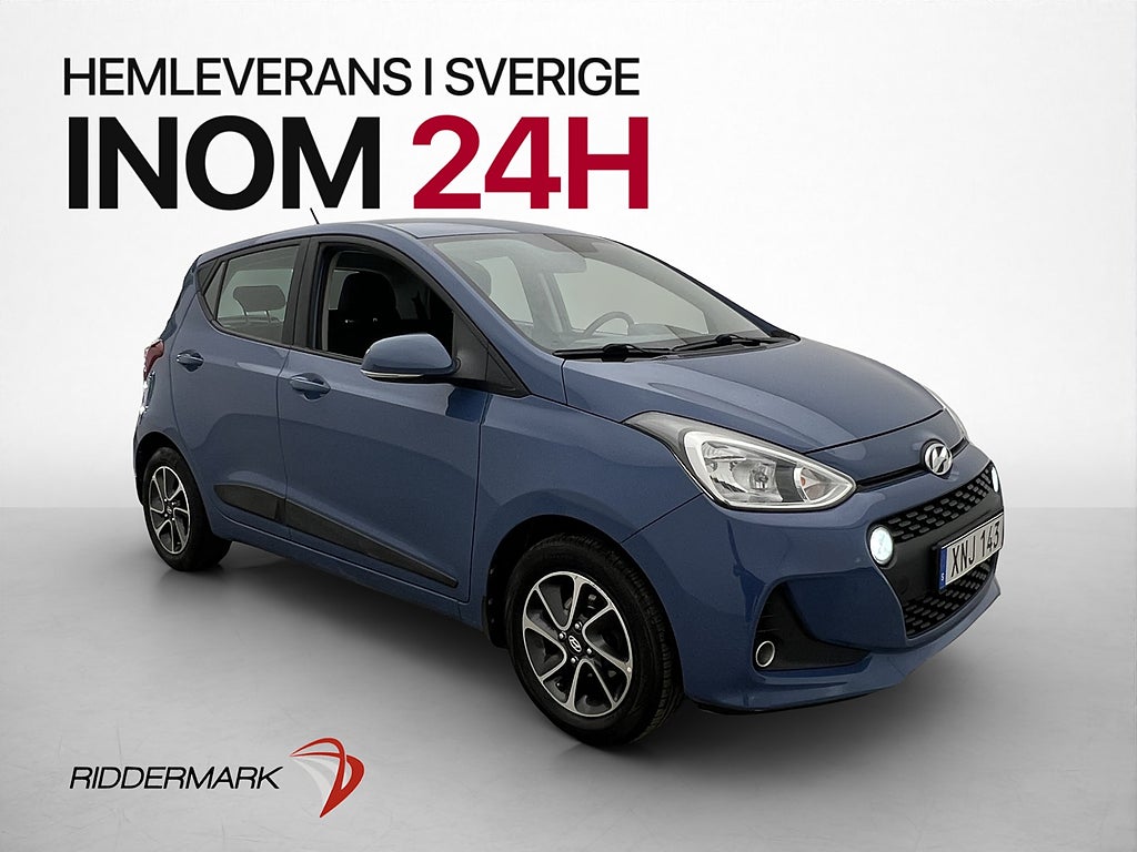 Hyundai i10 1.0 blue 67hk Comfort Sätesvärme Bluetooth AC