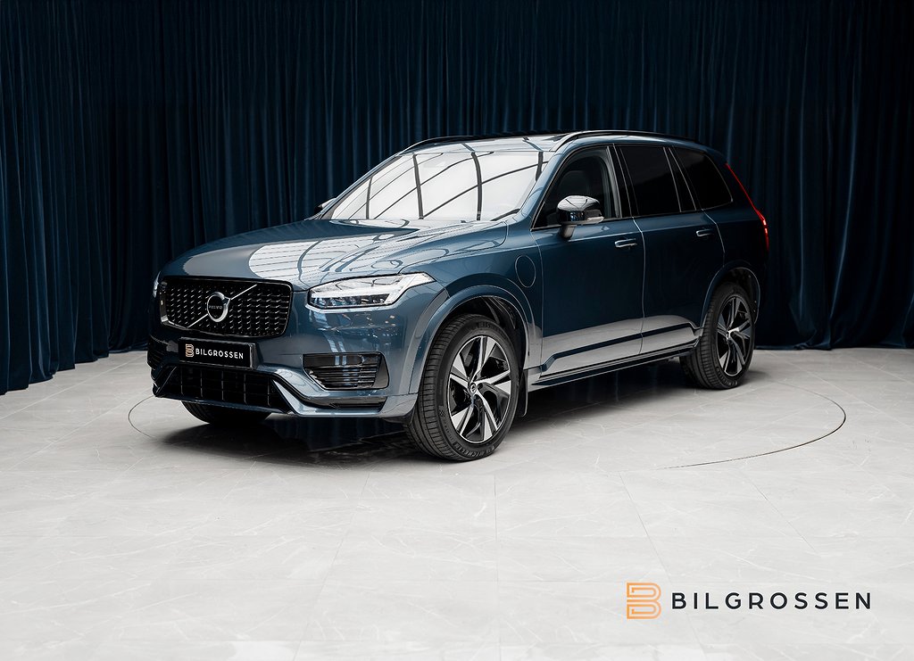 Volvo XC90 Recharge T8 AWD 392hk R Design PRO B&W 360° Drag MOMS