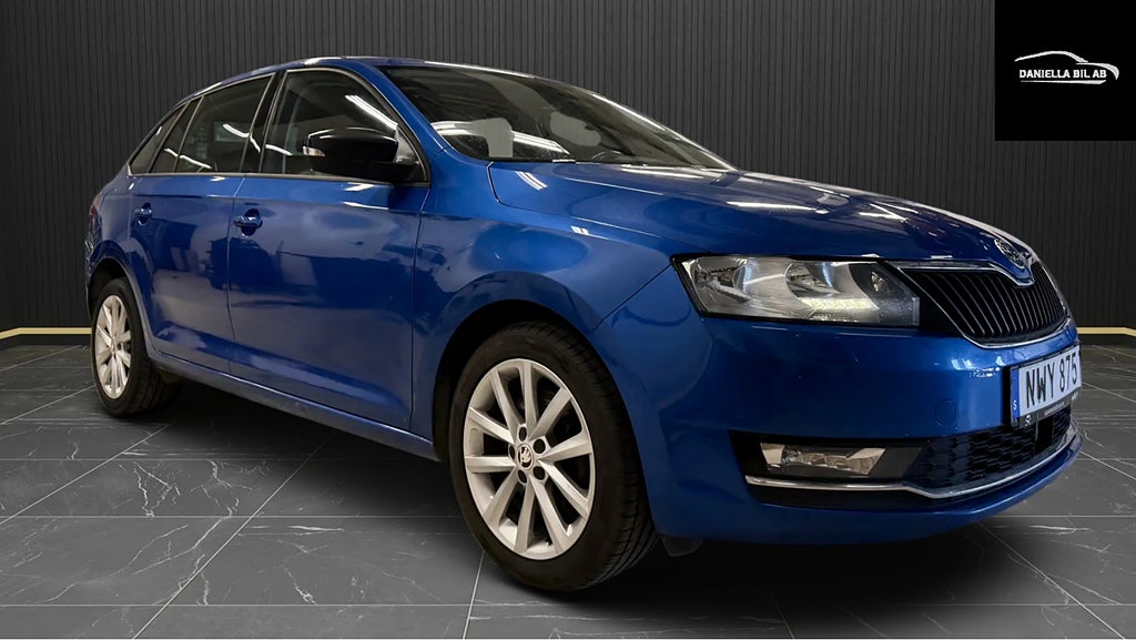 Skoda Rapid SPACEBACK 1.0 TSI EURO 6 SVENSKSÅLD 110HK
