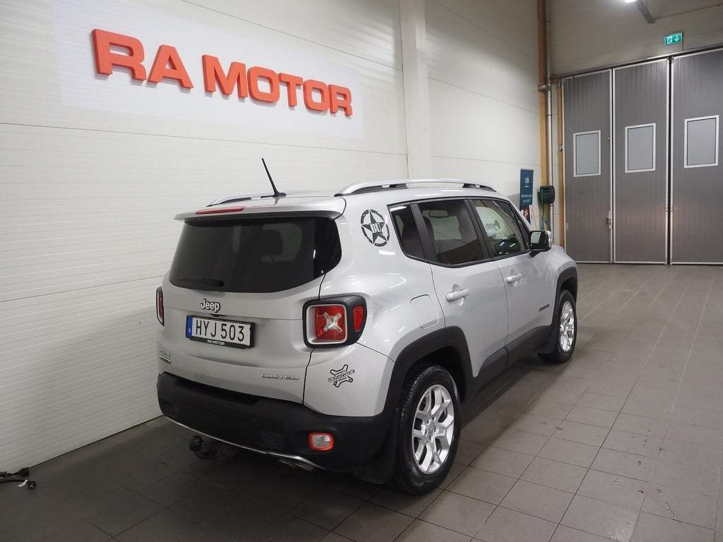 Jeep Renegade 2.0 CRD 140hk 4WD Limited | Dragkrok | Rattvärme | 2015