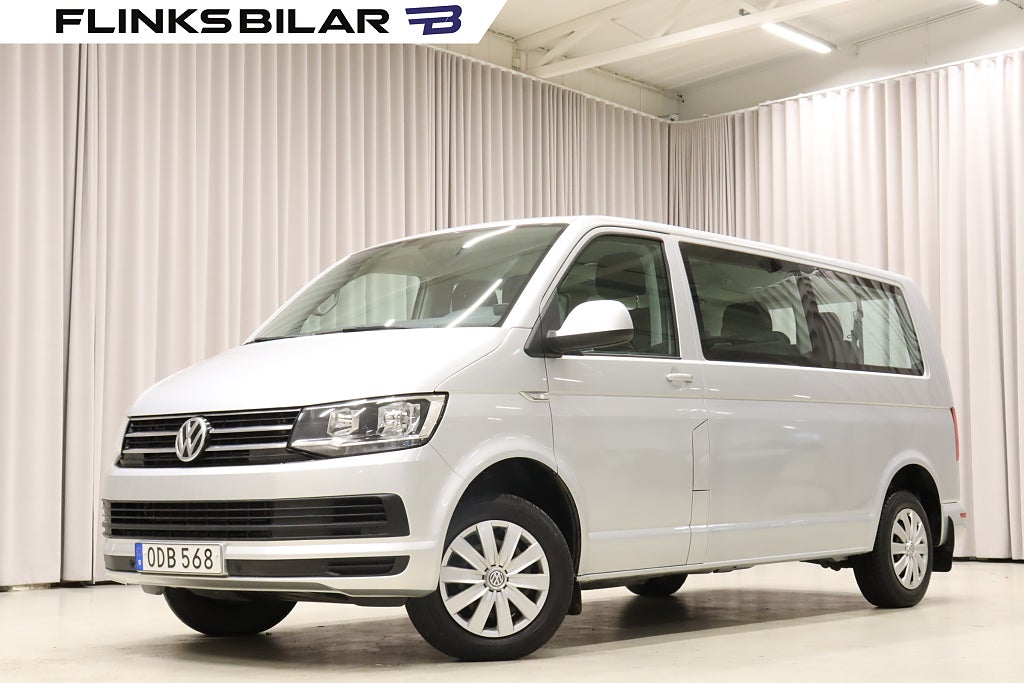 Volkswagen Caravelle DSG 150HK 9-Sits|Drag|Värmare|Leasebar
