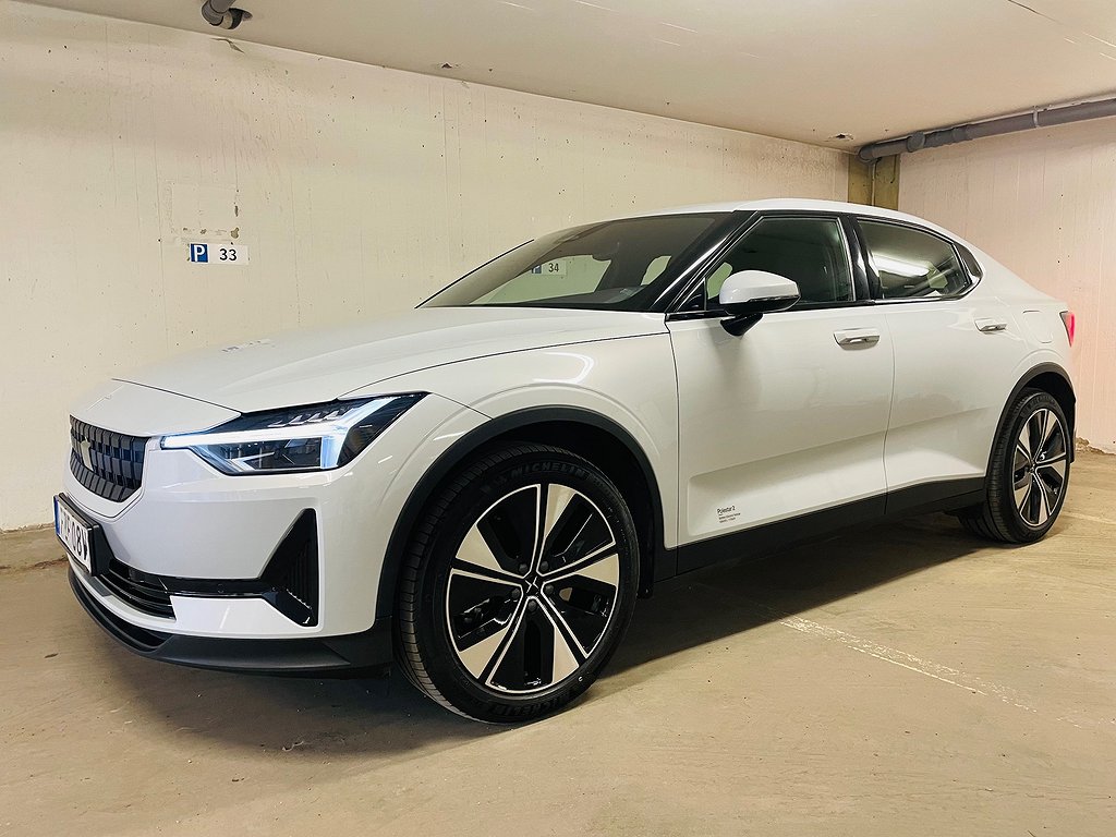 Polestar 2 S-Range Single Motor 1 ägare bil Miljölån privat