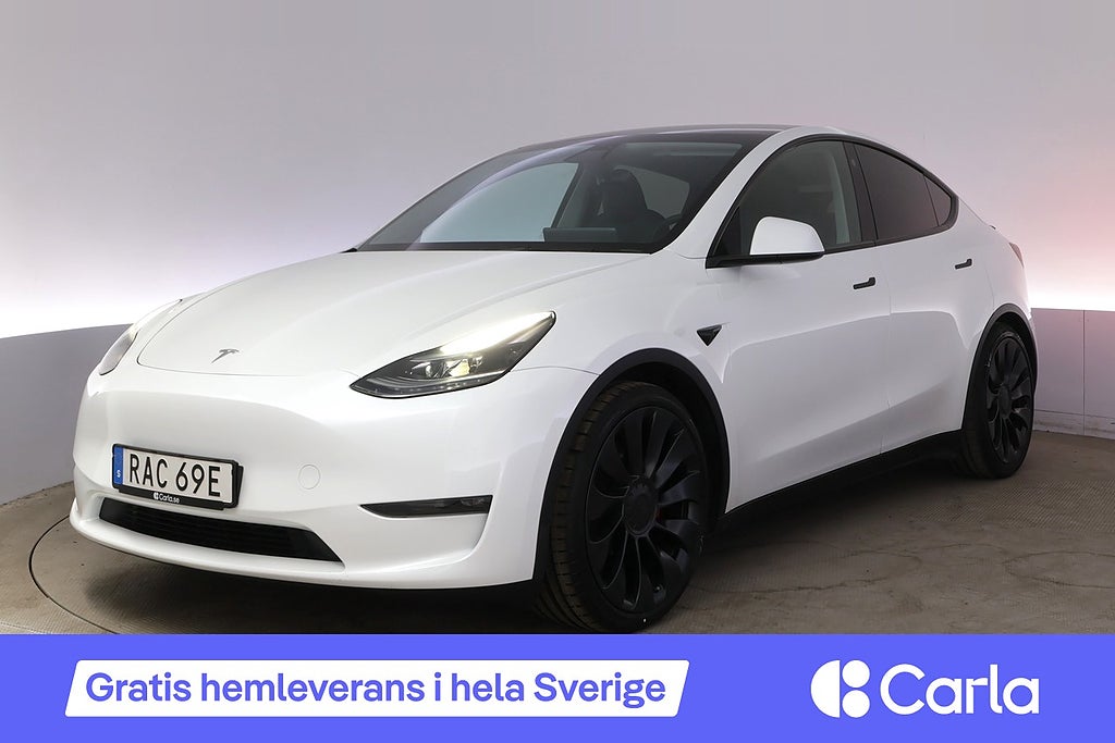 Tesla Model Y Performance AWD EAP Uppg.AP Pano Drag