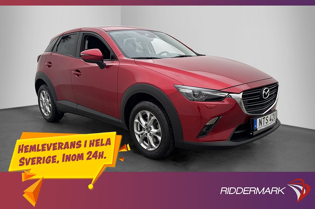 Mazda CX-3 2.0 SKYACTIV-G Navi Keyless P-Sensorer Rattvärme