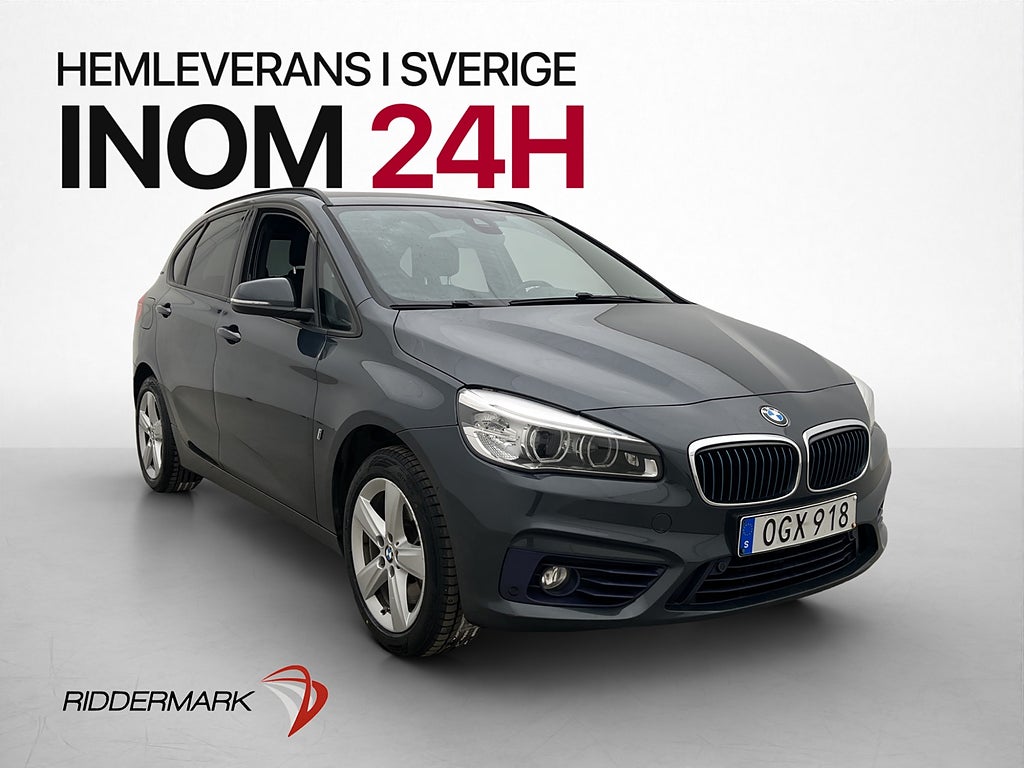 BMW 225 xe Active Tourer 224hk Sport line B-Kamera Navi HuD