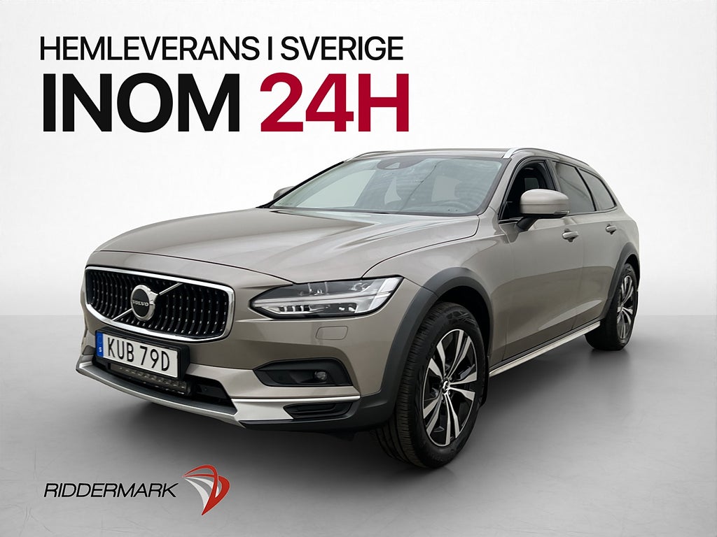 Volvo V90 Cross Country B5 AWD VOC Värmare H/K Kamera Skinn