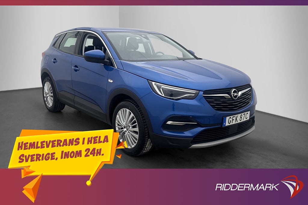 Opel Grandland X 1.2 Turbo Dynamic Rattvärme CarPlay Drag