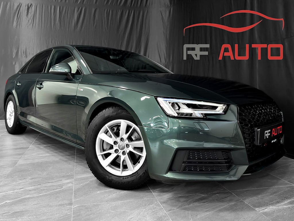 Audi A4 Sedan 2.0 TDI Quattro S-Line Värmare Drag CarPlay 190hk