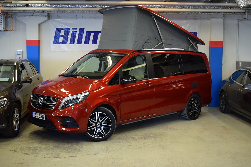 Mercedes-Benz Marco Polo 300d 4MATIC 3.2t AMG DRAG/VÄRM/ADAP-FART/SKINN/TAKLUCKA