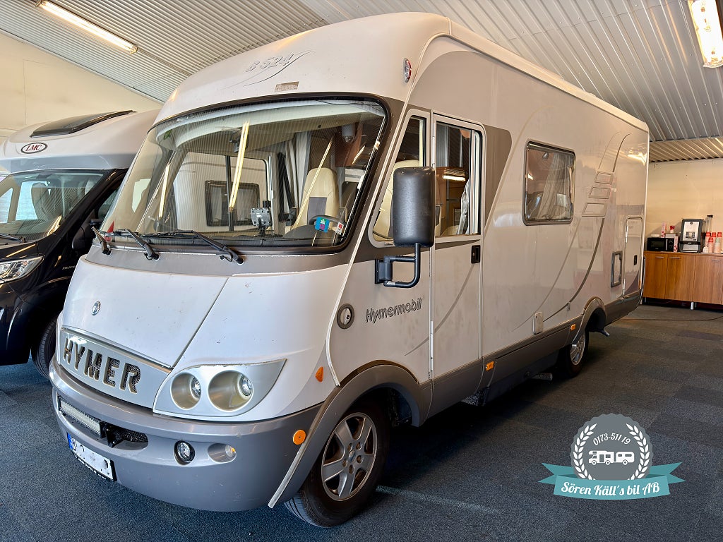 Hymer B 524 I Solcell. Taksäng. 