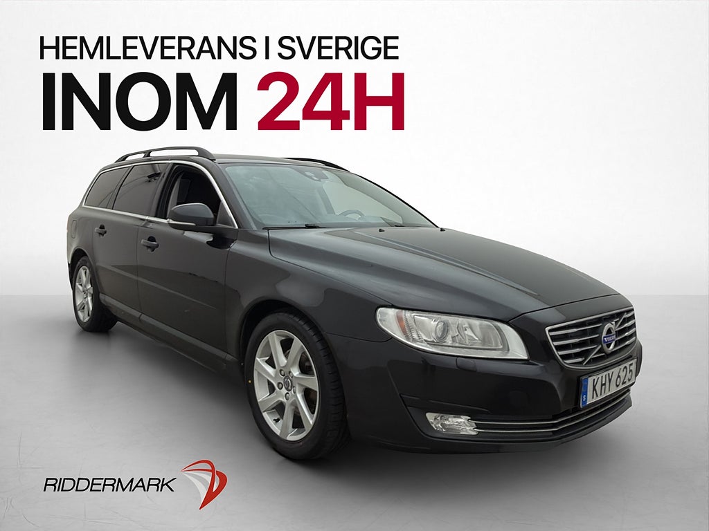 Volvo V70 D2 Momentum Nybes Väl-servad VOC Rattvärme P-Senso