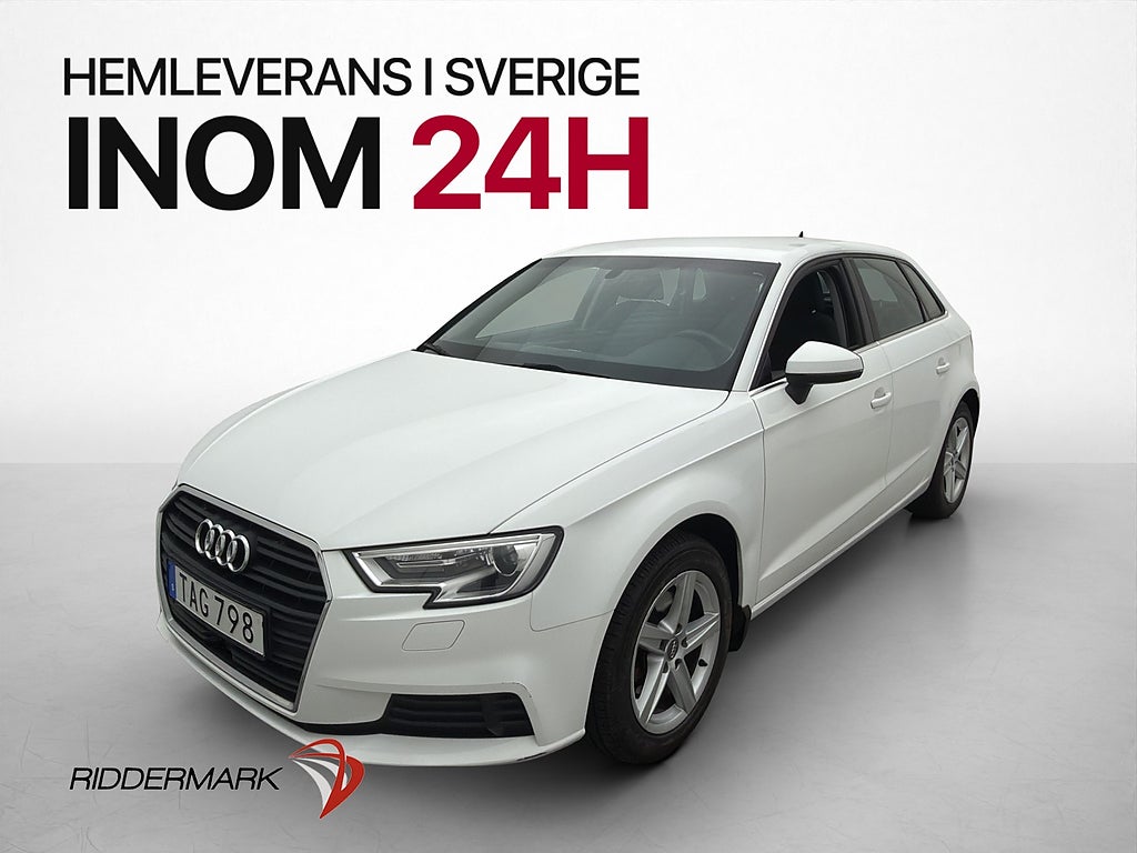Audi A3 Sportback 35 TFSI Adaptiv-Fart 0.50l/mil Nyservad
