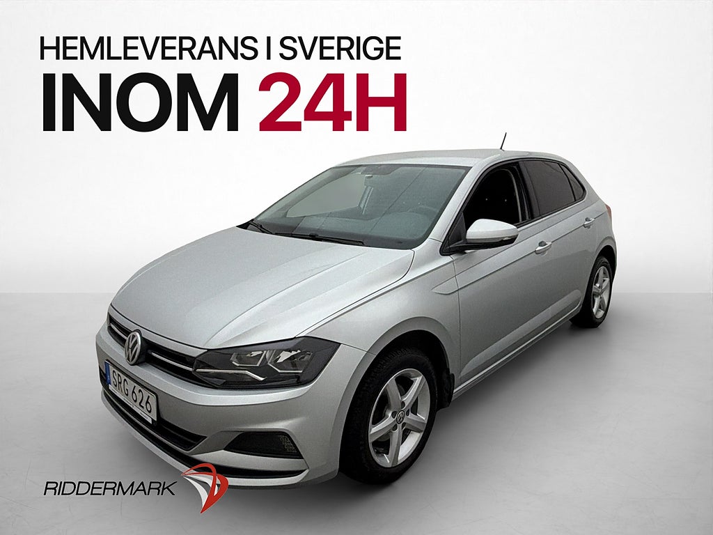 Volkswagen Polo 1.0 TSI 95hk Base Bluetooth Låg-Årsskatt!