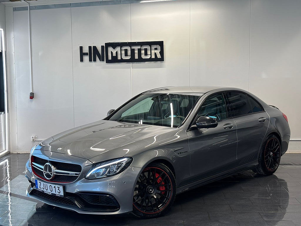 Mercedes-Benz C63 S AMG |BURMESTER|SKALSTOLAR|ARC|360|Sportavg|Edition-One|