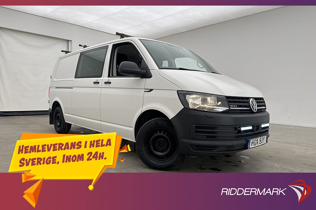 Volkswagen Transporter Kombi L2 4M Värmare Dragkrok PDC Moms
