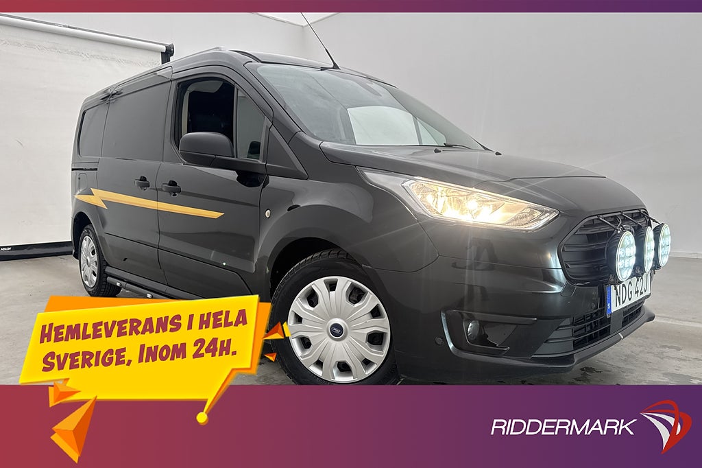 Ford Transit Connect LWB Värmare Drag 3-Sits B-Kamera Moms