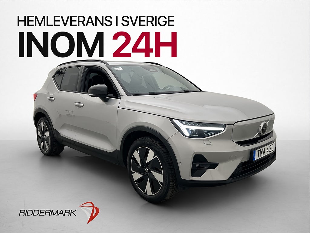 Volvo XC40 Recharge Twin 408hk Ultimate Värm Drag 360° H/K