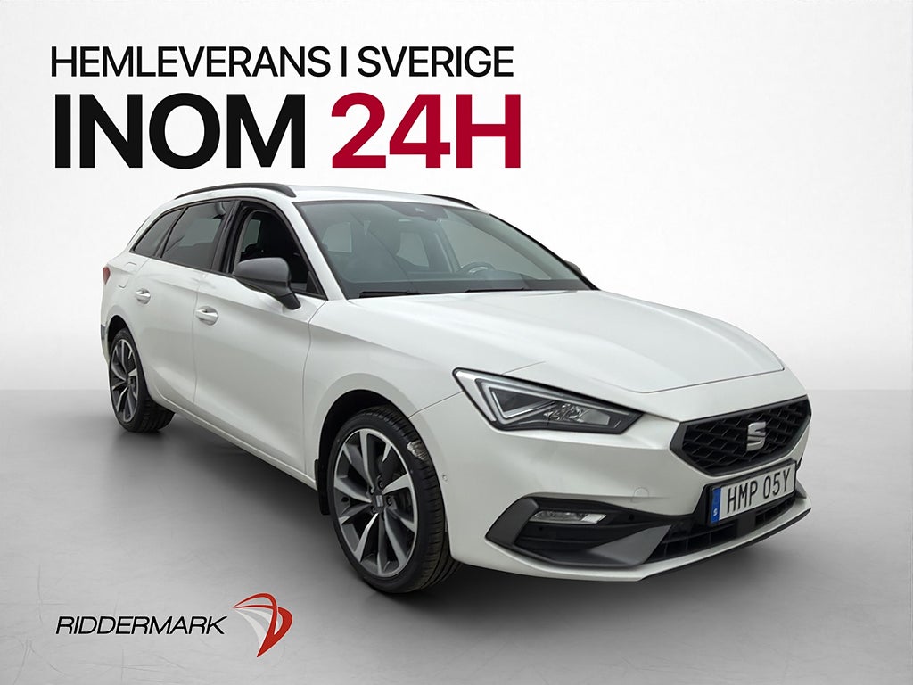 Seat Leon Sportstourer e-Hybrid FR Kamera Rattvärme CarPlay