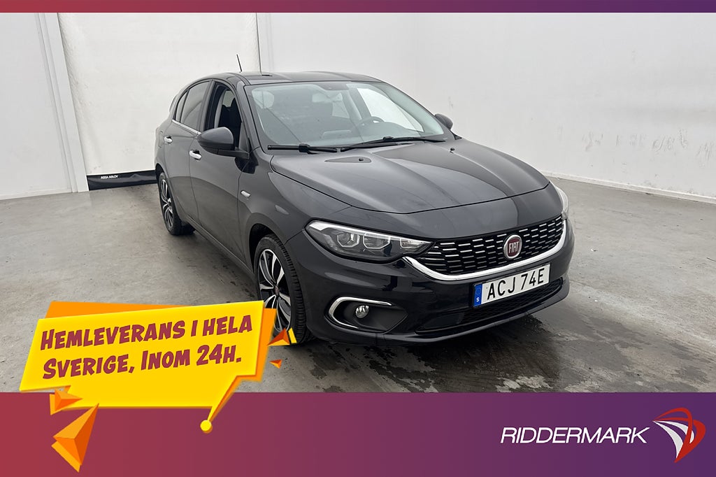 Fiat Tipo 1.4 FIRE T-JET 120hk Lounge Kamera Adp-Farthållare