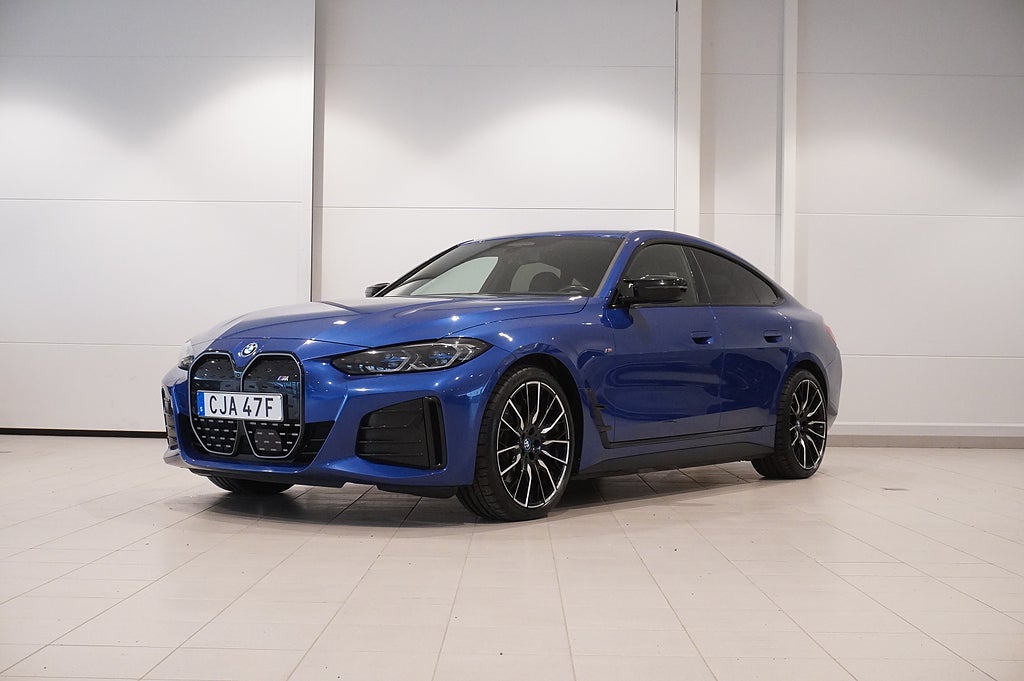 BMW i4 3,95% ränta M50 xDrive Fully Drag Läder Elstol DAP HUD hk