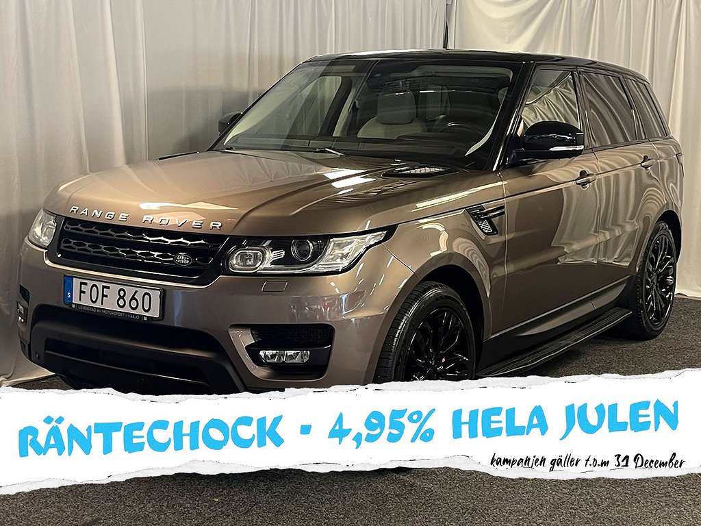 Land Rover Range Rover Sport 3.0 SDV6 4WD 360kamera Panorama