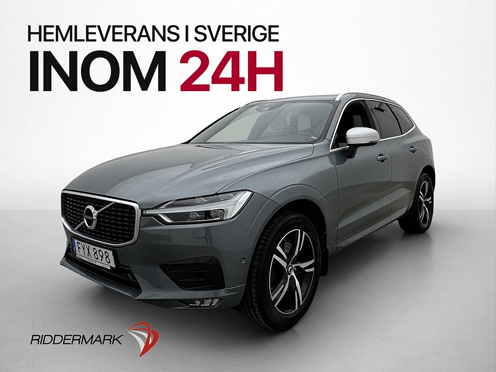Volvo XC60 T5 AWD R-Design VOC Värm Kamera CarPlay Dragkrok