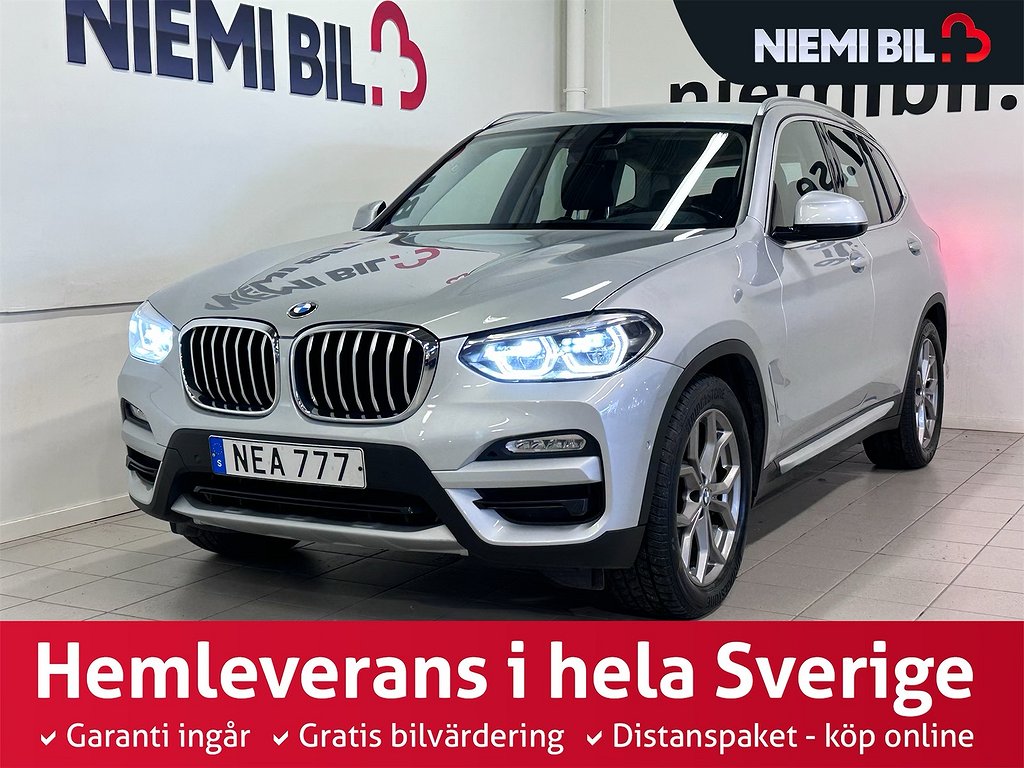 BMW X3 xDrive30d Aut  265hk Drag Kamera SoV Dvärm Skinn SoV