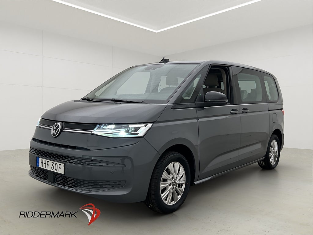 Volkswagen Multivan Cockpit Värmare Pano CARPLAY 6-Sits Moms