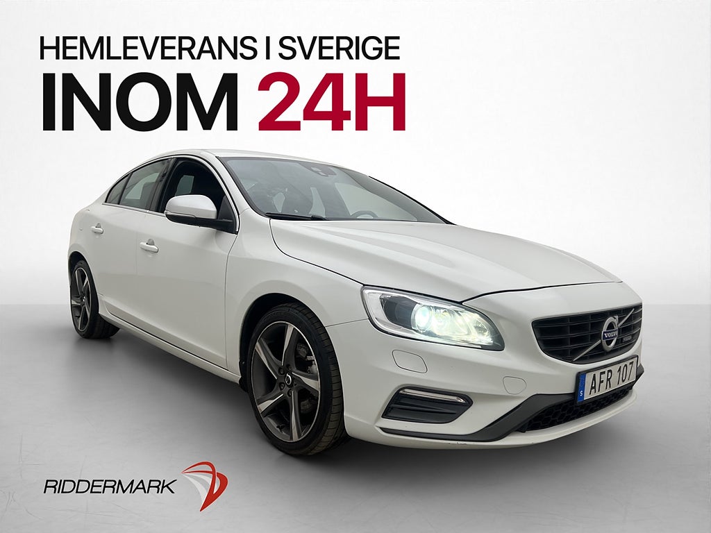 Volvo S60 D4 181hk R-Design Värmare Skinn Drag