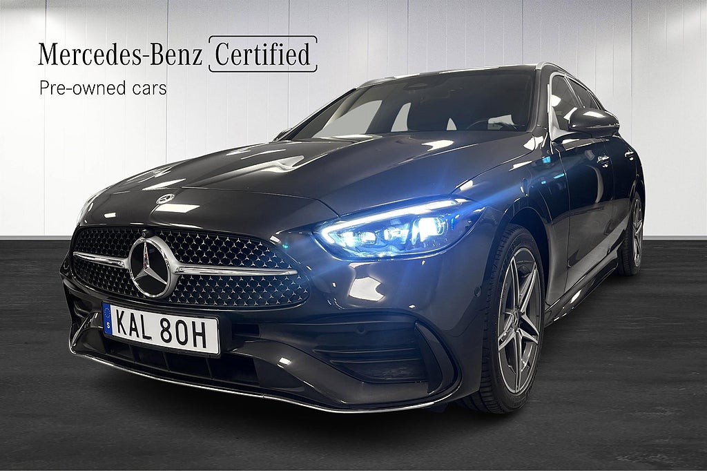 Mercedes-Benz C300 d 300 T d e 4MATIC 9G-Tronic AMG Line Dragkrok