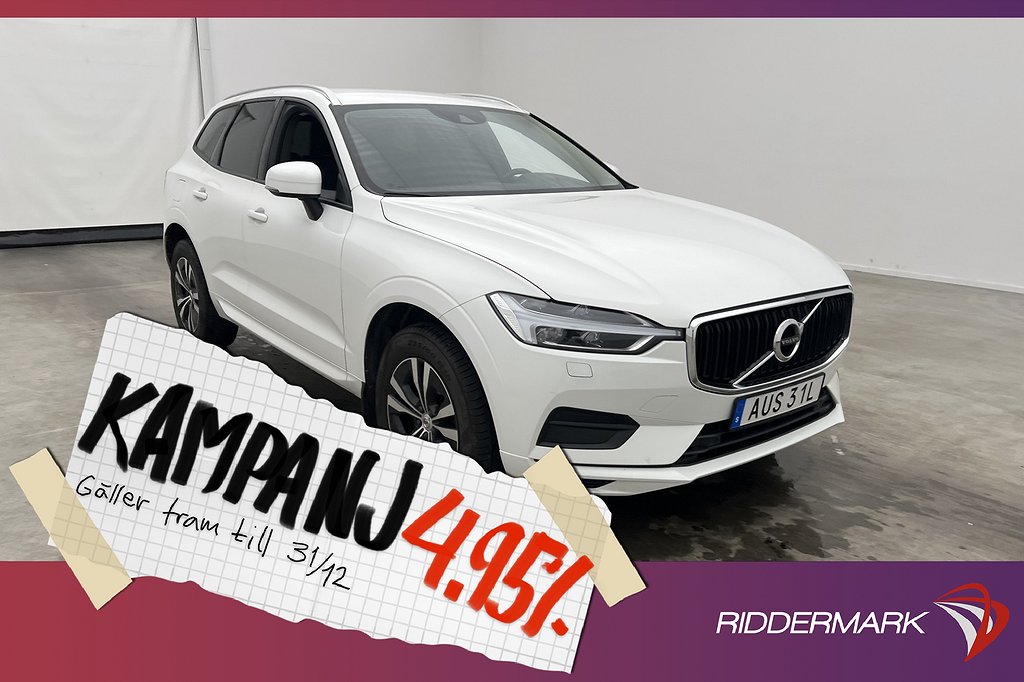 Volvo XC60 B4 AWD 197hk Advanced VOC Kamera Ra 4,95% Ränta