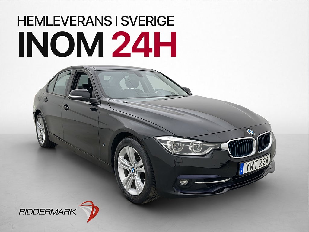 BMW 330e Sedan 252hk Sport line Navi Sensorer Dragkrok