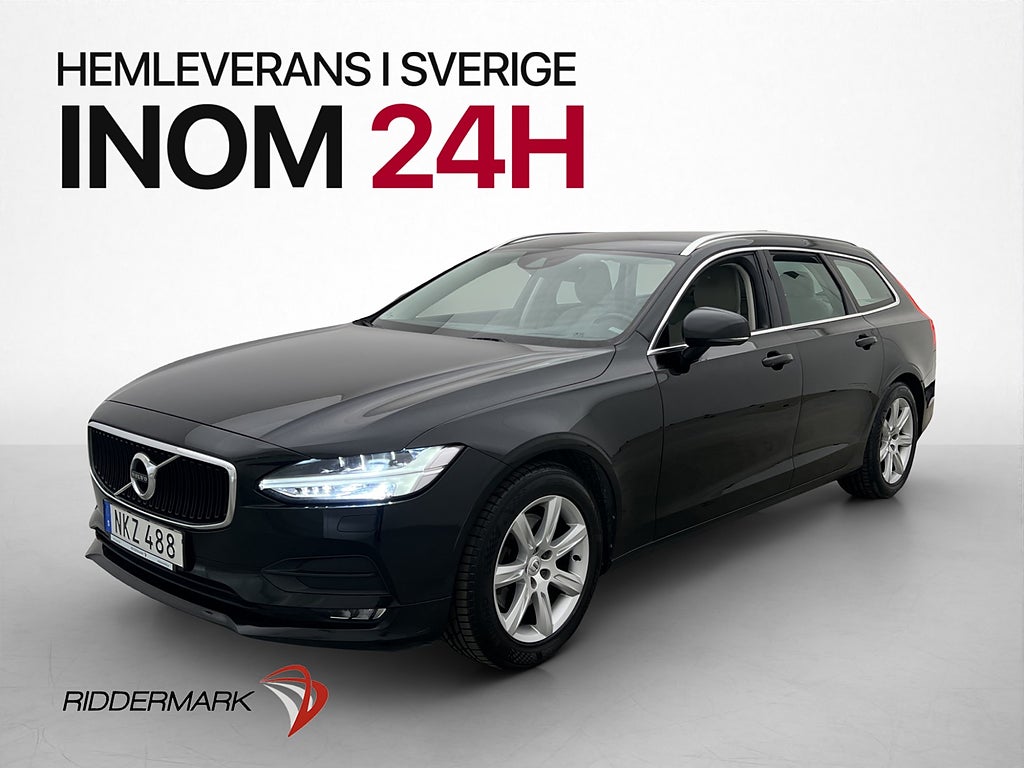 Volvo V90 D3 Advanced HuD Navi Kamera D-Värm Halvskinn