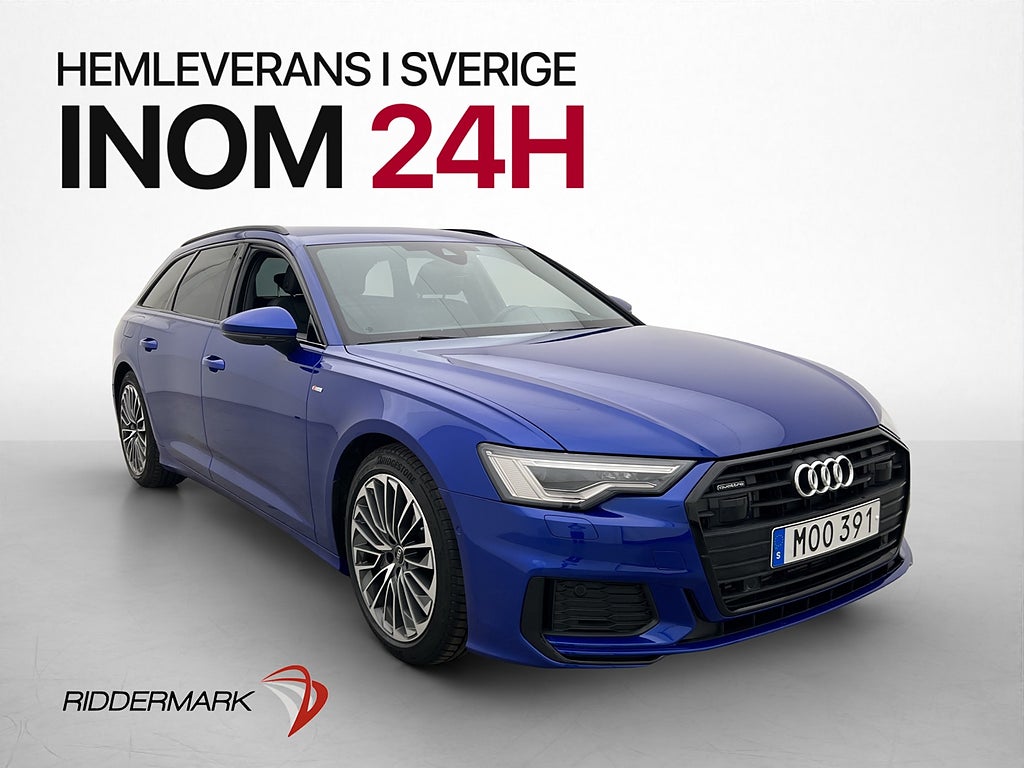 Audi A6 55 TFSI e Q 367hk S-Line Cockpit B&O Drag Moms
