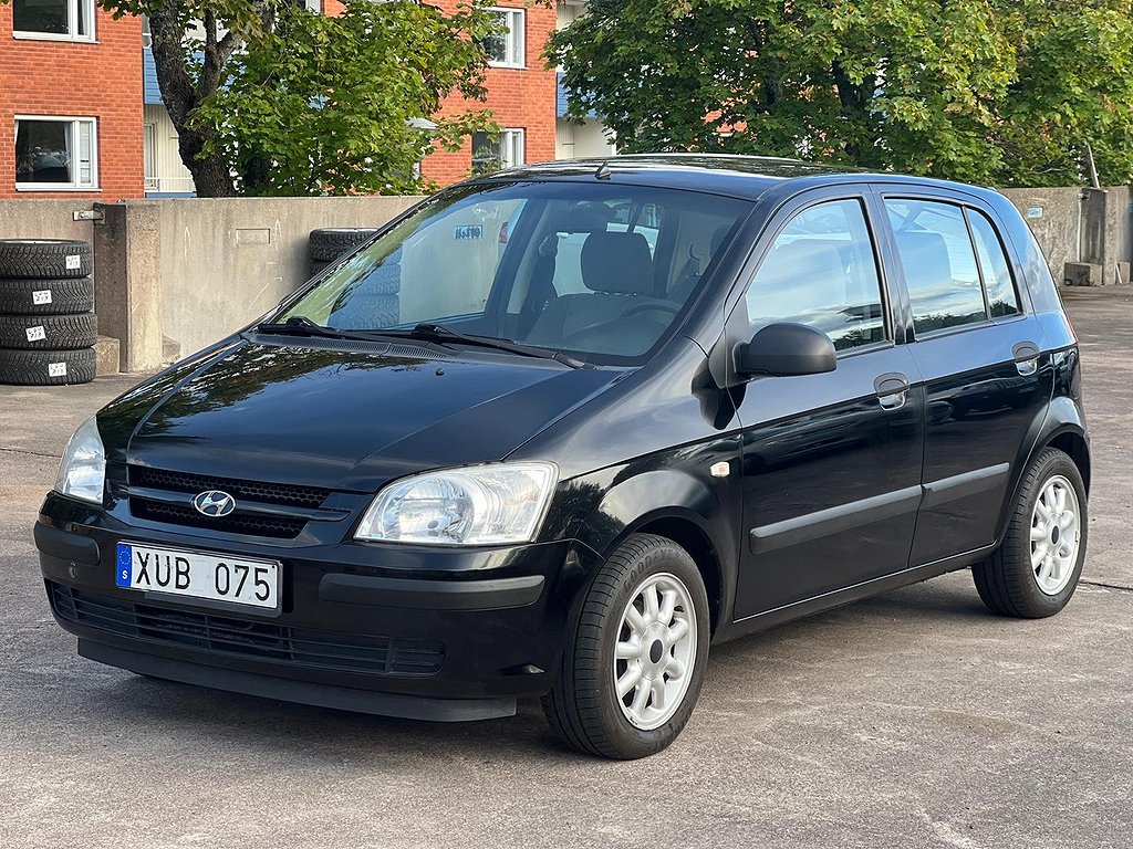 Hyundai Getz 5-dörrar 1.1 63hk Nybesiktigad / Sparbössa