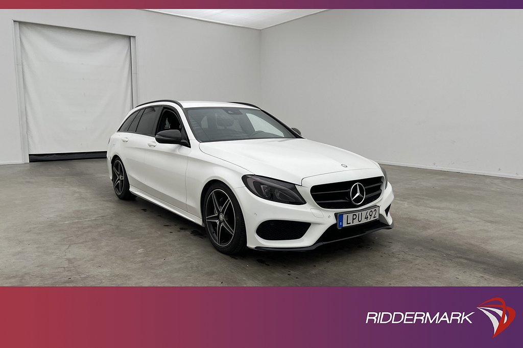 Mercedes-Benz C 220 T d 170hk AMG Burm Skinn Nav 4,95% Ränta