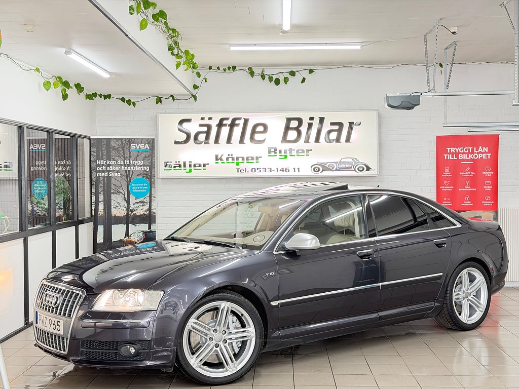 Audi A8 S8 5.2 V10 FSI Quattro TipTronicSv-Såld|20tum|Softclose