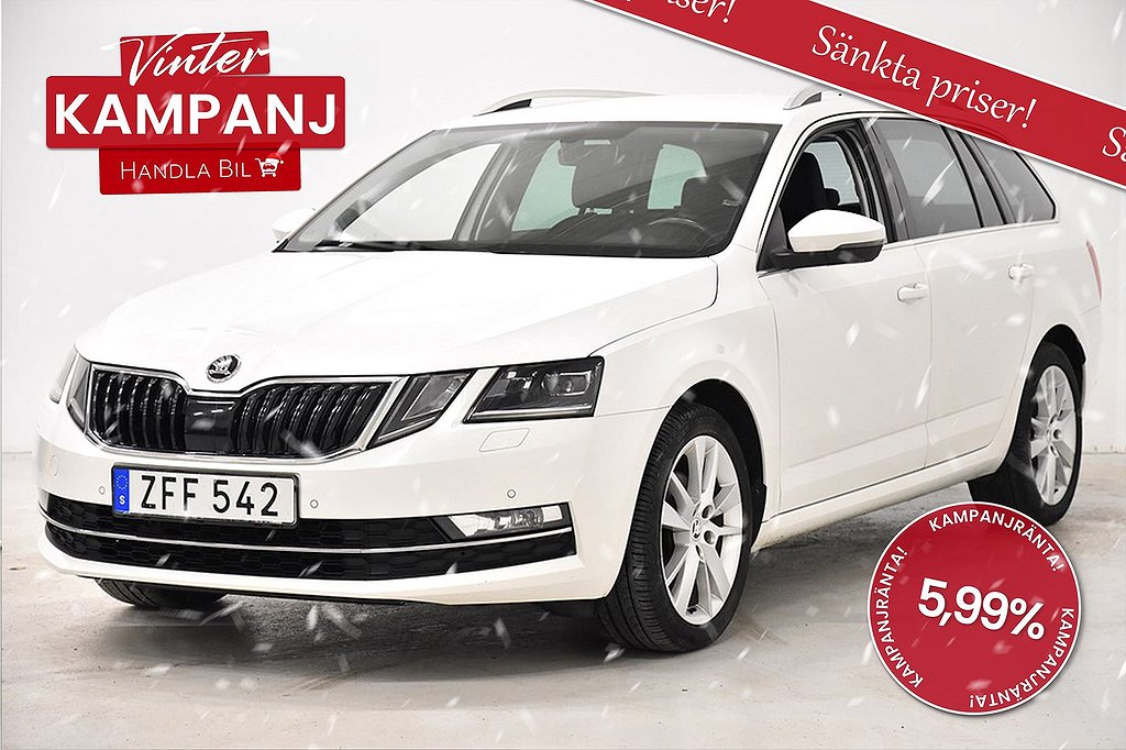 Skoda Octavia 2.0 TDI 4x4 KAMPANJ Aut Style D-Värm Navi Canton Drag 150hk