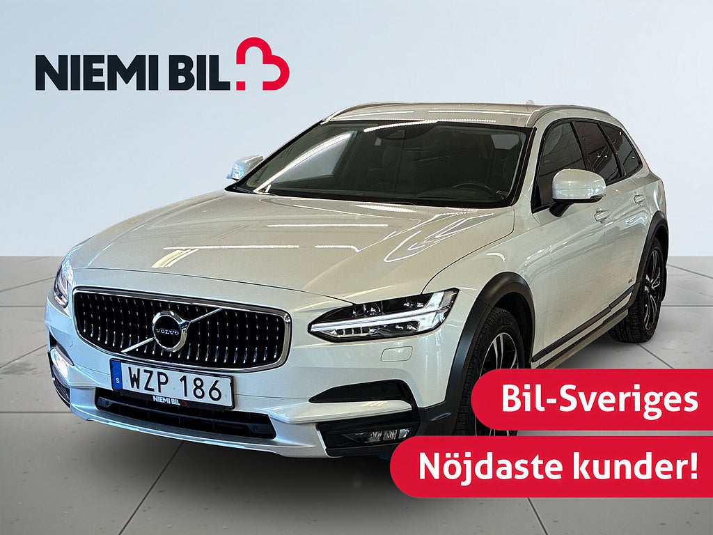 Volvo V90 Cross Country D4 AWD Momentum S&V-däck Drag Mvärmr Bkamera Navi Rattv