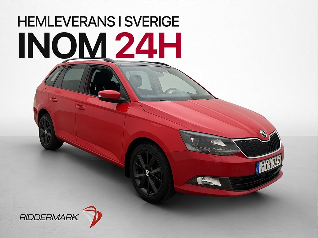 Skoda Fabia Kombi TSI 90hk Style Panorama Värmare Sensorer