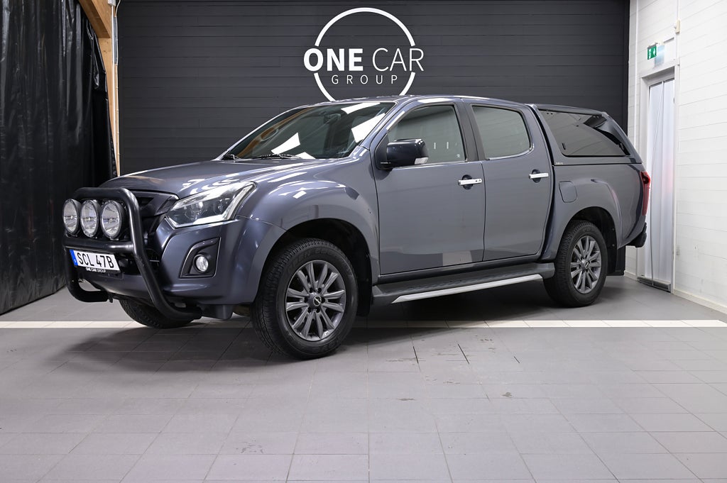 Isuzu D-Max 1.9 4WD MOMS Kamera Skinn Värmare Extraljus Kåpa