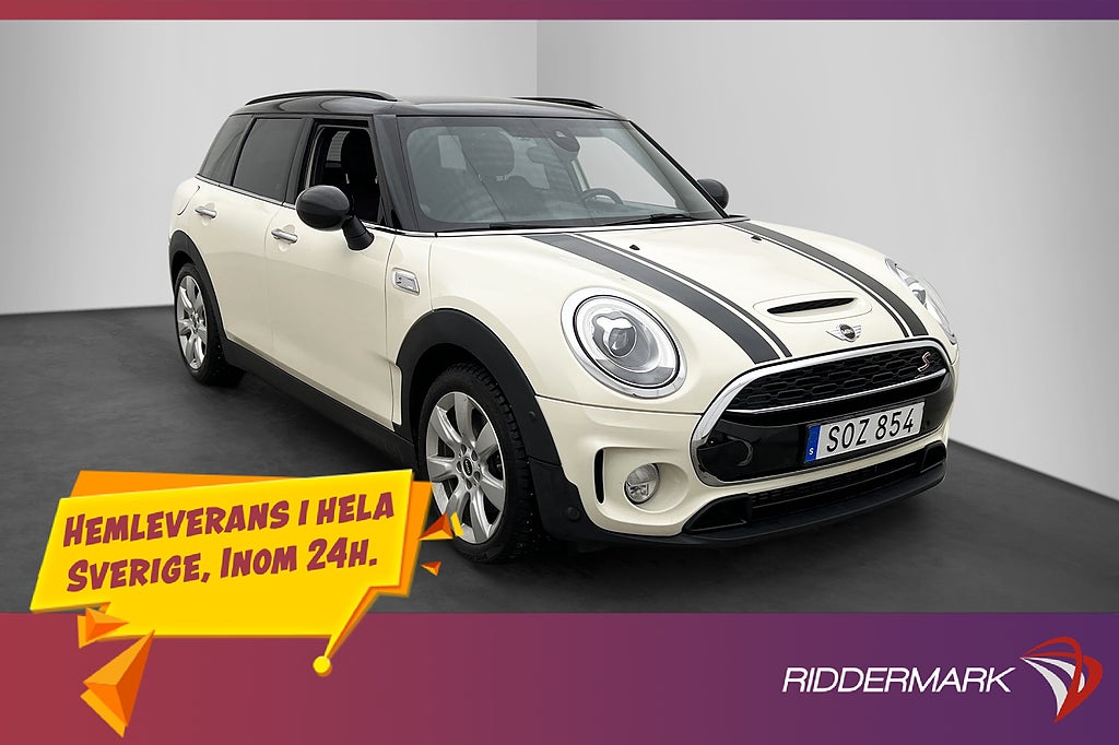 MINI Clubman S Salt II H/K Läder Sportstolar P-Sensorer LED