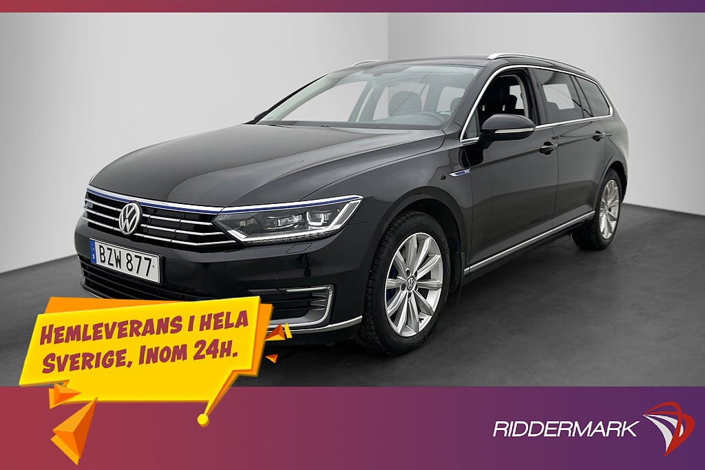 Volkswagen Passat GTE 218hk P-Värmare Kamera CarPlay Drag