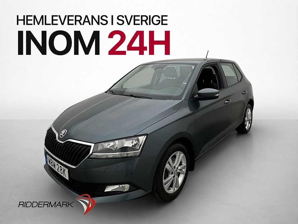 Skoda Fabia 1.0 TSI Style Endast 0.45l/mil CarPlay Sensorer