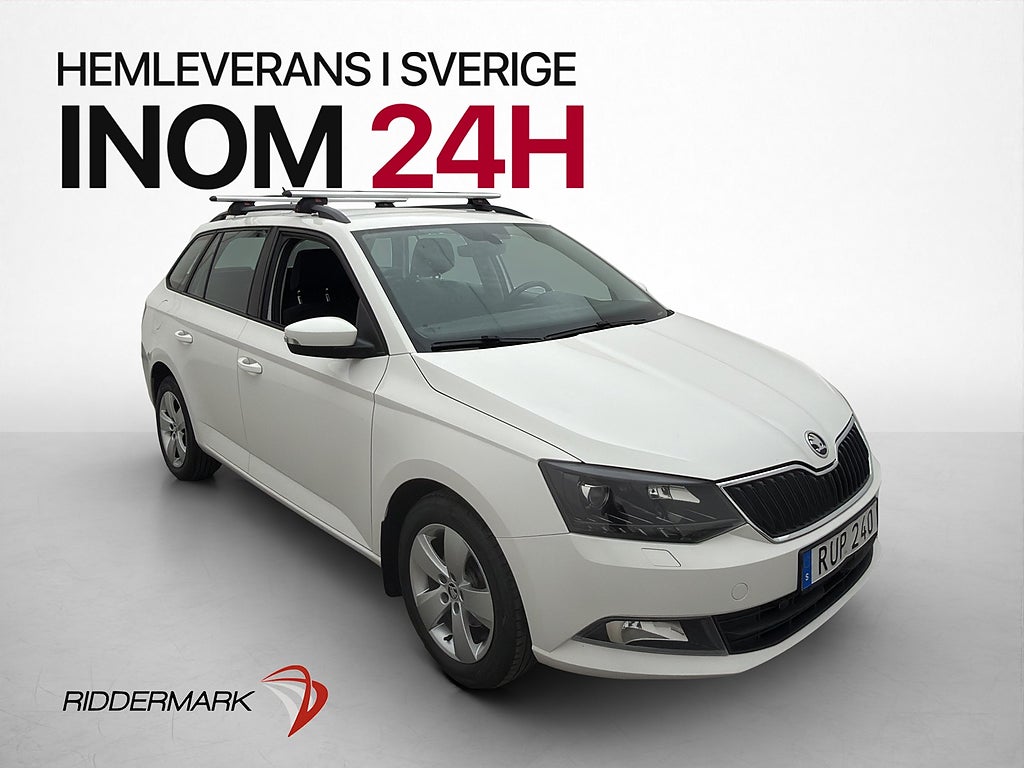 Skoda Fabia 1.2 TSI Style M/K-Värmare Sensorer CarPlay Drag