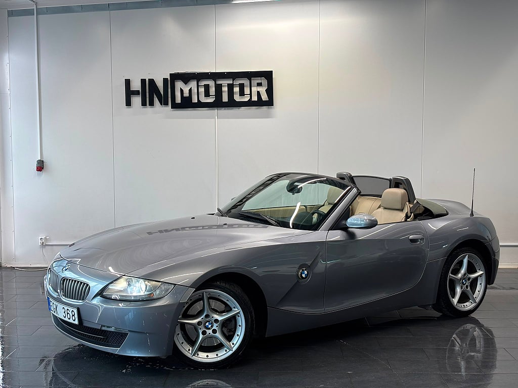 BMW Z4 3.0si Roadster|Sufflett|Skinn|Minnes|NyServ