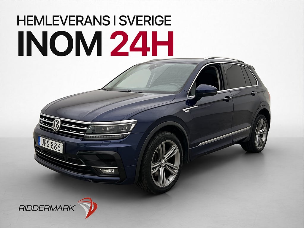 Volkswagen Tiguan 4Motion R-Line Cockpit Värmare Kamera Drag