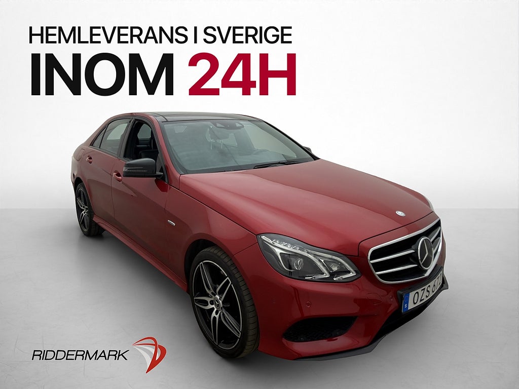 Mercedes-Benz E 350 BlueTEC 4M D-Värm Pano H/K Kamera Drag